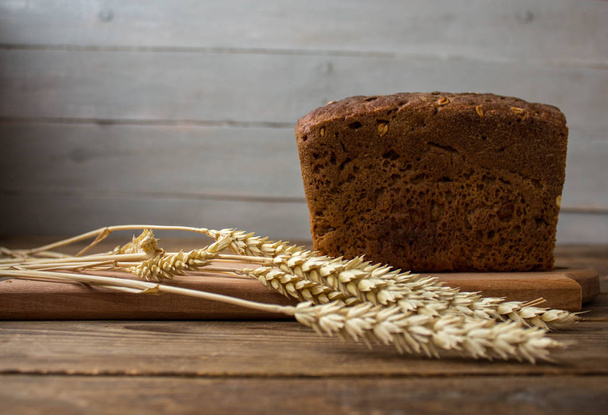a bread with spikelets - Photo, Image