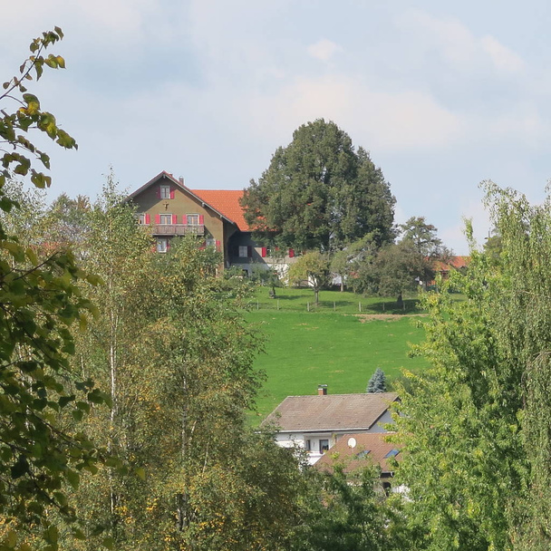 typická německá zemědělská usedlost v Bavorsku - Fotografie, Obrázek