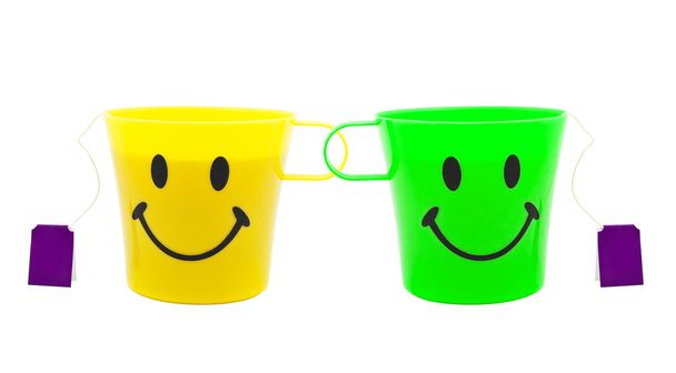 Кубок с рисунком в виде улыбки
 - Фото, изображение