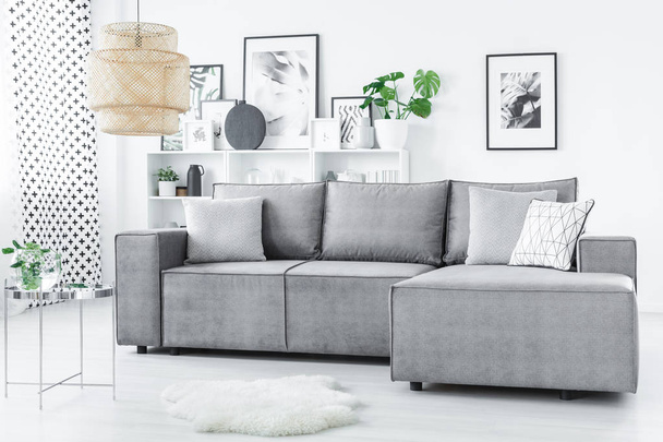Modern scandi living room interior - Фото, зображення