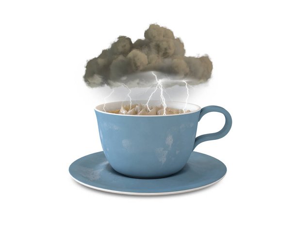 tempête dans une tasse de thé - Photo, image
