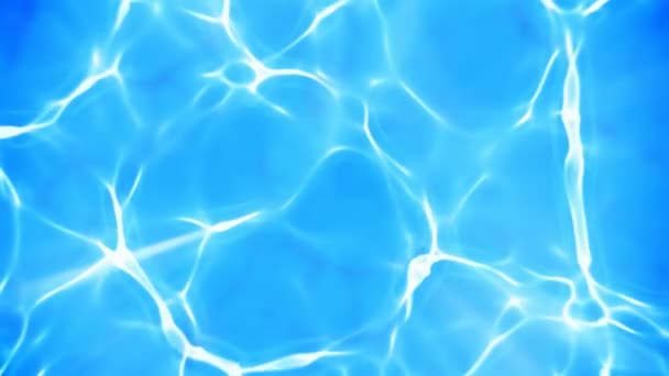 blaue Wasserbrechung Hintergrund nahtlose Schleife - Filmmaterial, Video