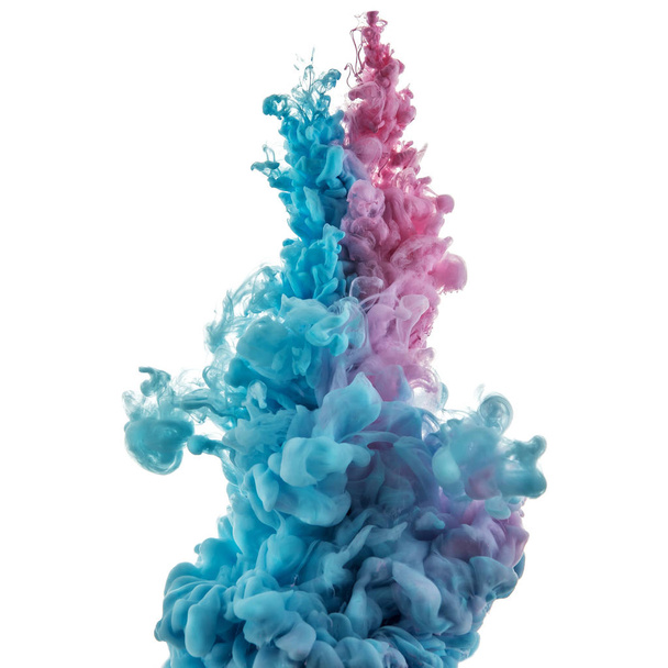 color splashes of ink - Foto, afbeelding