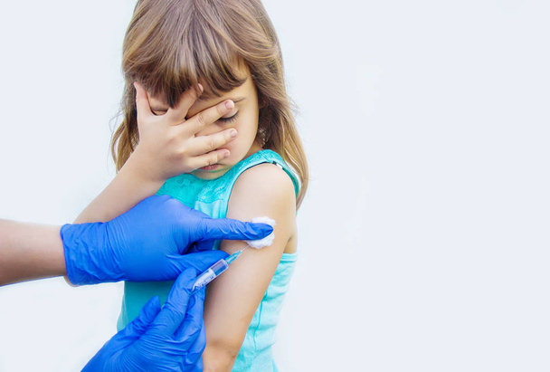 vaccination of children. An injection. Selective focus. - Fotografie, Obrázek