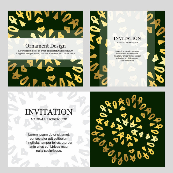 Πρόσκληση κάρτα δημιουργικού σχεδιασμού, εικονογράφηση διάνυσμα  - Διάνυσμα, εικόνα