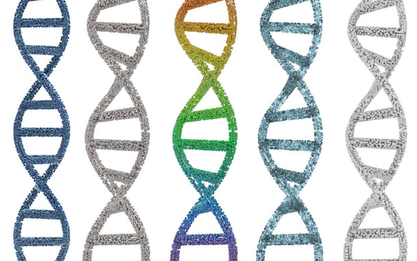 DNA-helix of dna-structuur - Foto, afbeelding