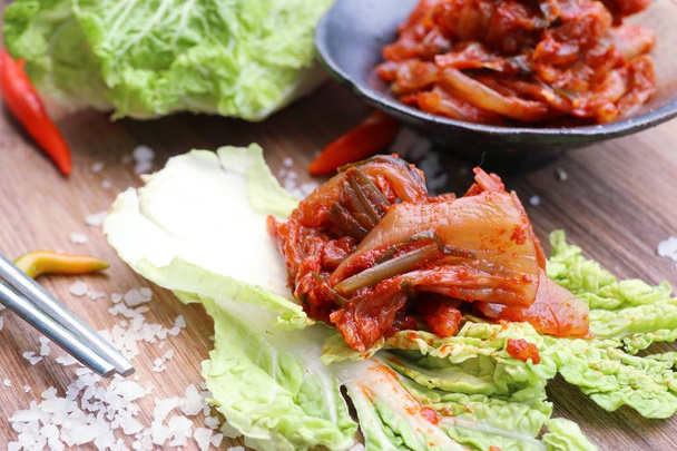Repolho de Kimchi - comida coreana
 - Foto, Imagem