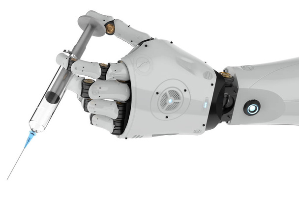 Siringa robotica per presa a mano
  - Foto, immagini