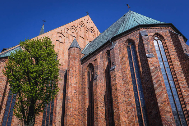 Cathedral in Kolobrzeg - Fotoğraf, Görsel