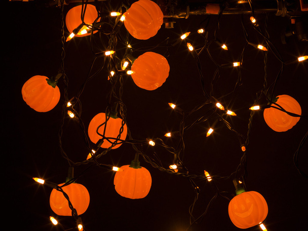 illuminated pumpkin - Foto, imagen