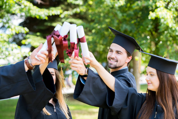 kutlama eğitim mezuniyet öğrenci başarı concep öğrenme - Fotoğraf, Görsel