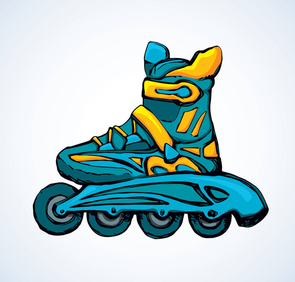 Roller Skate. Vector drawing - Vector, Image