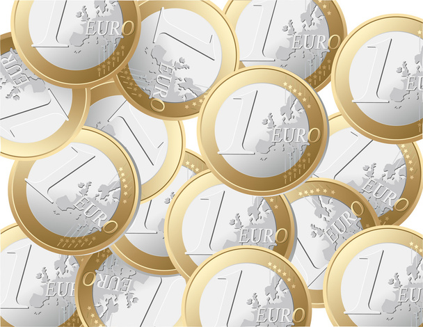 Euro background - Vector, afbeelding