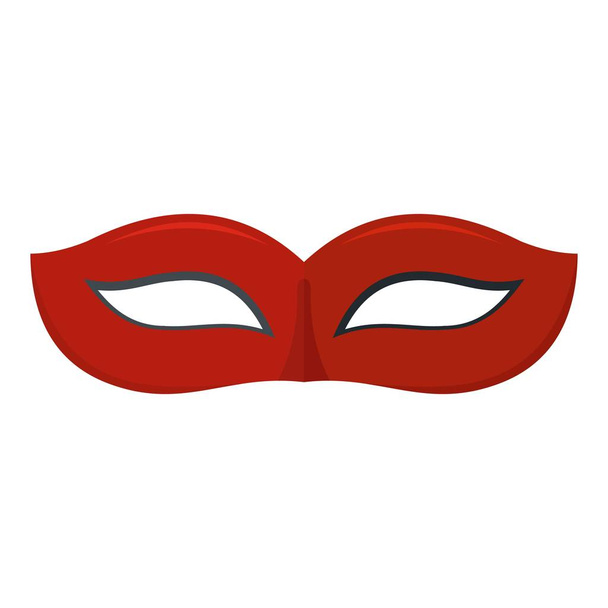 Mask for face icon, flat style - Vetor, Imagem