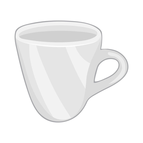 чашка ізольована ілюстрація на білому фоні
 - Вектор, зображення