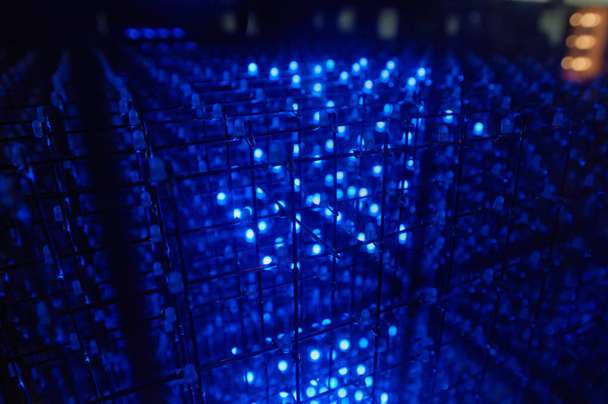 Electric blue LED light - Фото, изображение