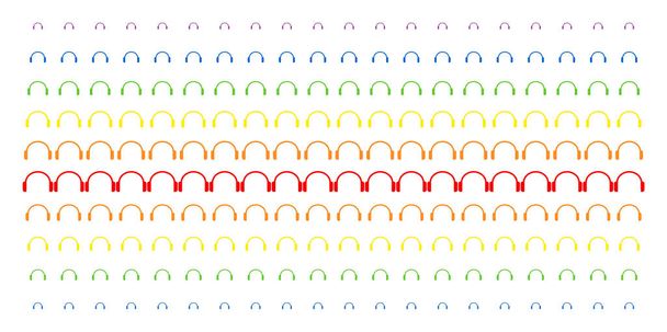 Наушники формируют полутоновую спектральную сетку
 - Вектор,изображение
