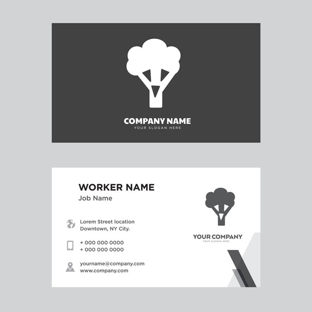 Brokkoli business card tervezés - Vektor, kép