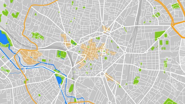 art design map city  - Vector, Image