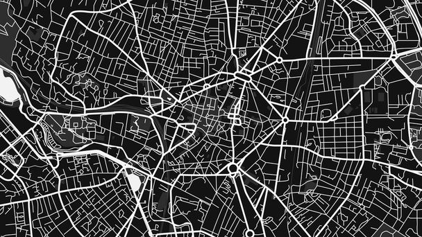 arte nero bianco mappa città
 - Vettoriali, immagini