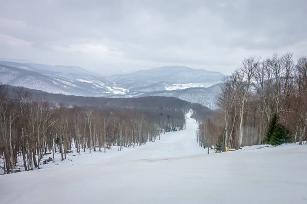 inverno esqui temporada cenas no snowshoe montanha oeste viginia
 - Foto, Imagem