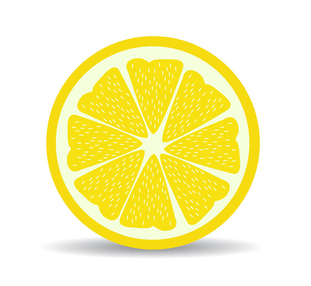 Свежие векторные иллюстрации лимонных фруктов
 - Вектор,изображение