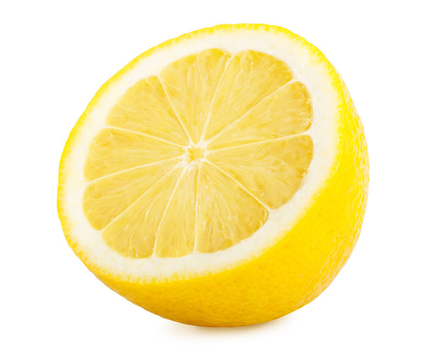 Half lemon citrus fruit isolated  - Foto, Imagen
