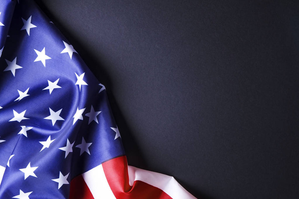 Pozadí Vlajka Spojených států amerických pro federální svátky oslava a smuteční den vzpomínek. Symbolikou USA. - Fotografie, Obrázek