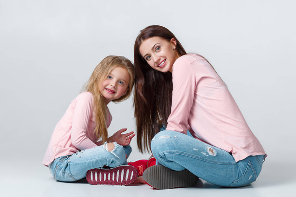 young mother and daughter together - Photo, image