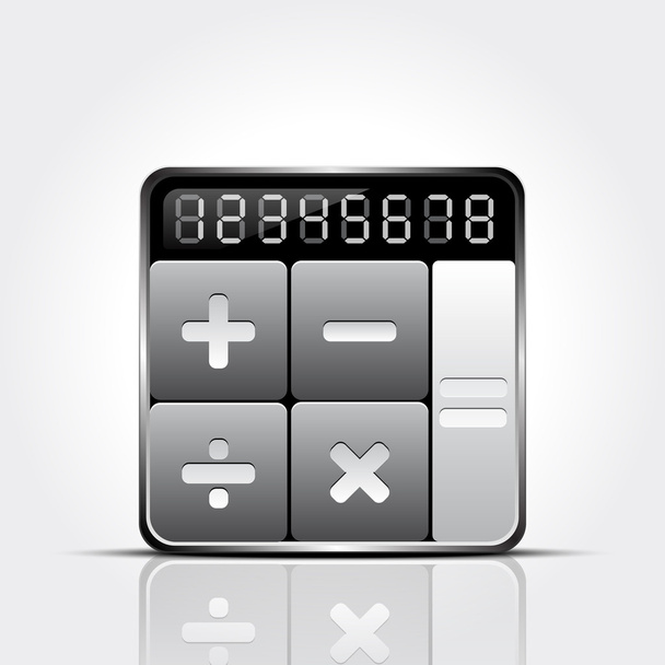 Calculator icon - Vector, imagen