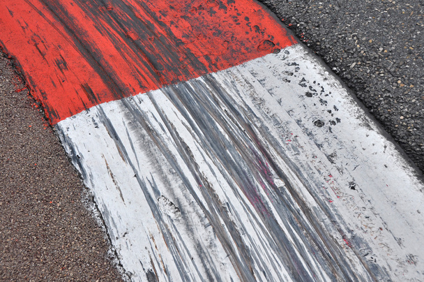 opstanden op Formule 1 bijhouden in monte carlo - Foto, afbeelding