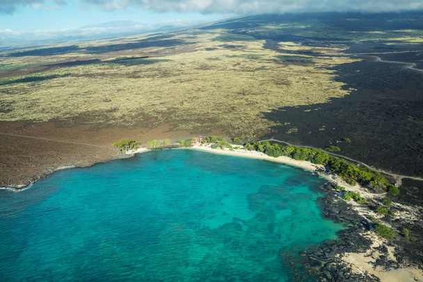 Big island Hawaii from aircraft view - Photo, Image
