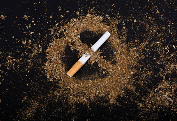  Nie ma dnia tytoniu plakat powiedzieć pojęcia dla niepalących - Zdjęcie, obraz