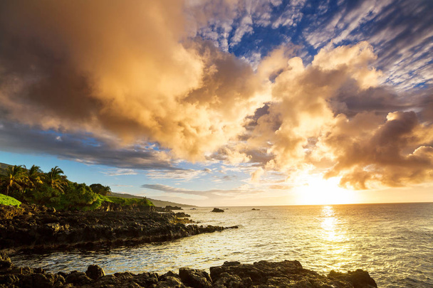 Πανέμορφη τροπική παραλία στο νησί Maui, Χαβάη - Φωτογραφία, εικόνα
