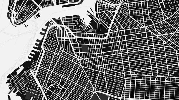 design černá bílá mapa města - Vektor, obrázek