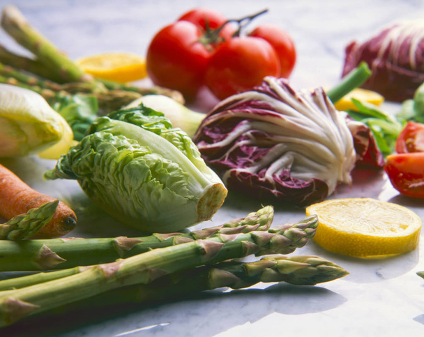 Healthy food. Assorted vegetables. - Foto, afbeelding