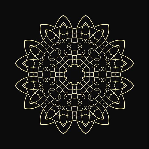 Round Ornament Pattern - Vecteur, image