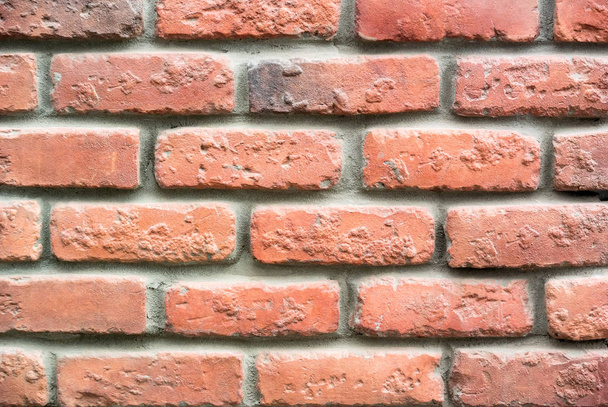 Photo de la texture décorative du mur de briques rouges pour le fond
 - Photo, image