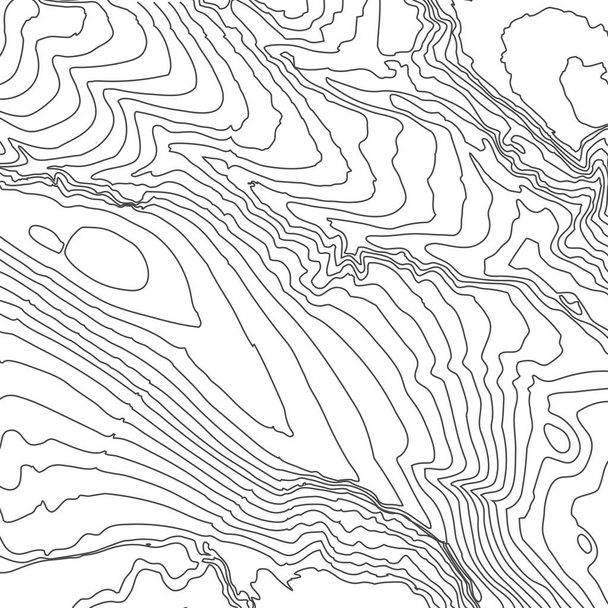 Concept de fond de carte topographique avec espace pour votre copie. Topographie lignes contour d'art, sentier de randonnée en montagne, conception vectorielle de forme. Généré par ordinateur
   . - Vecteur, image