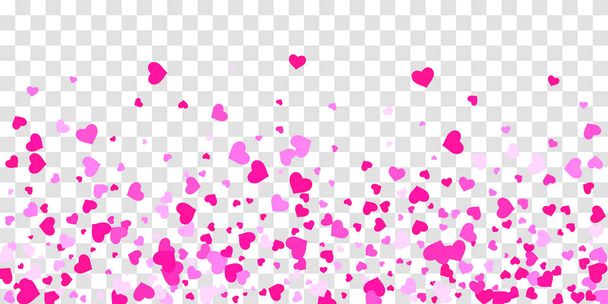 Heart of confetti falls on the background. - Vector, Image
