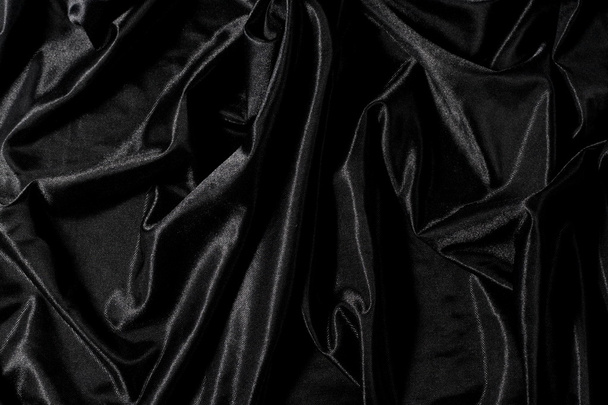 Black satin - Foto, afbeelding