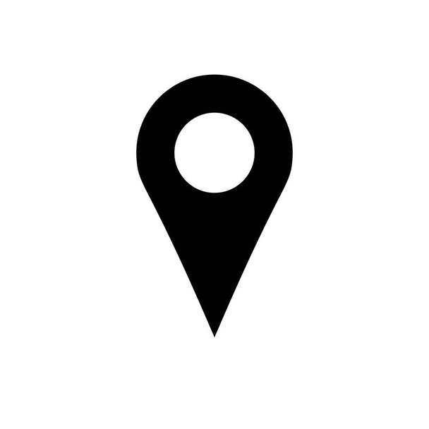 Simple location pin icon - Vektor, kép