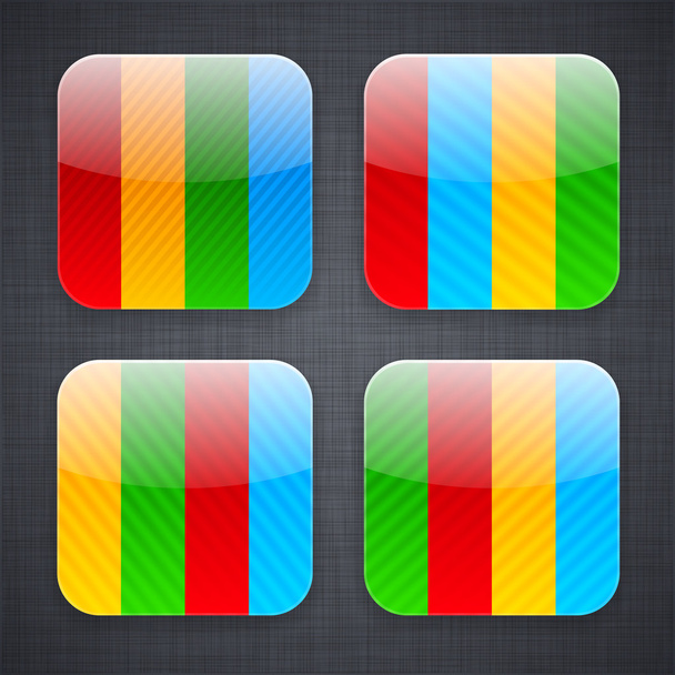 Web app icons. - Vector, afbeelding