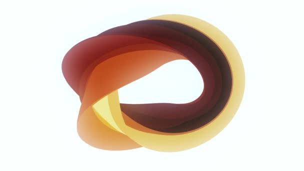 Měkká plochá 3d barvy zakřivené kobliha candy bezešvé smyčka abstraktní obrazec animace pozadí nové kvalitní univerzální pohyb dynamické animované barevné radostné videozáznam - Záběry, video