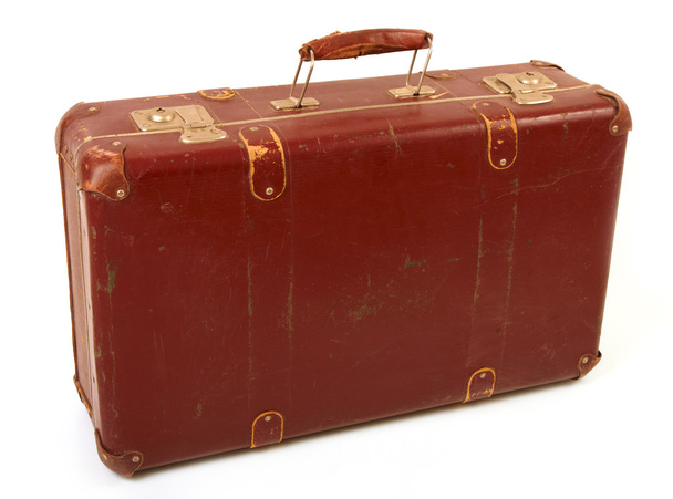 Стара валіза коричневий
 - Фото, зображення
