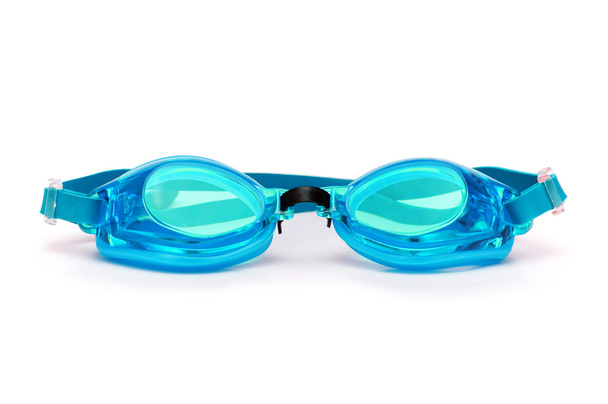 a fehér elszigetelt úszószemüveg - Fotó, kép