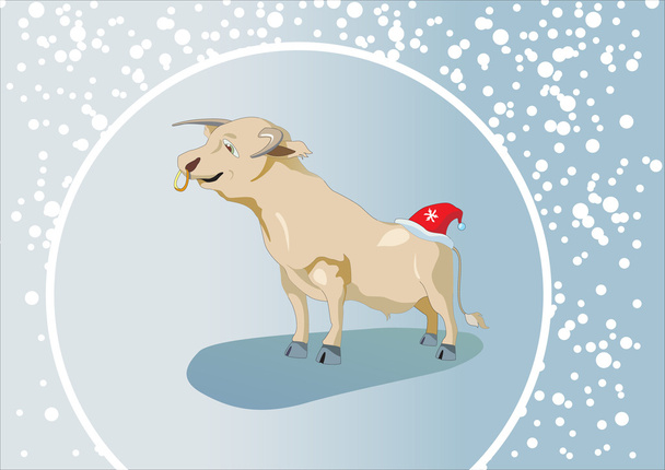 Year of the OX. 12 Zodiac Animals. - Vector, Image