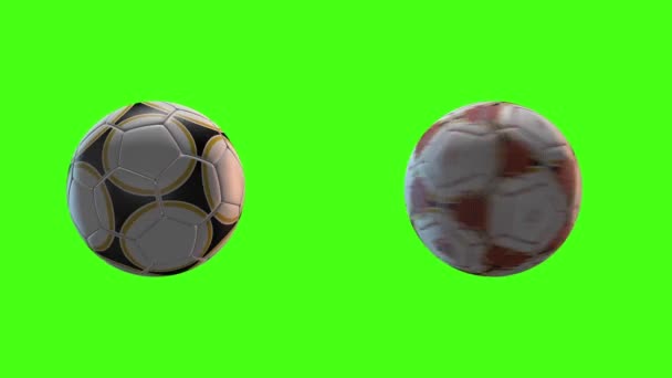 football sport green screen team - Materiał filmowy, wideo