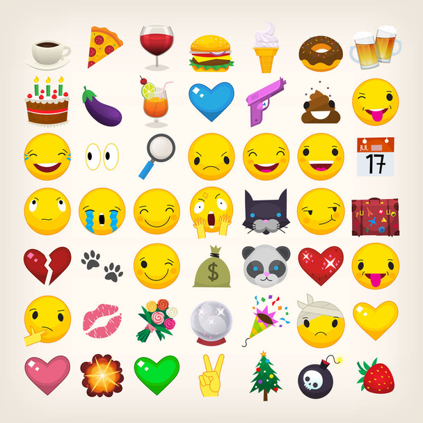Emoji ed emoticon
 - Vettoriali, immagini
