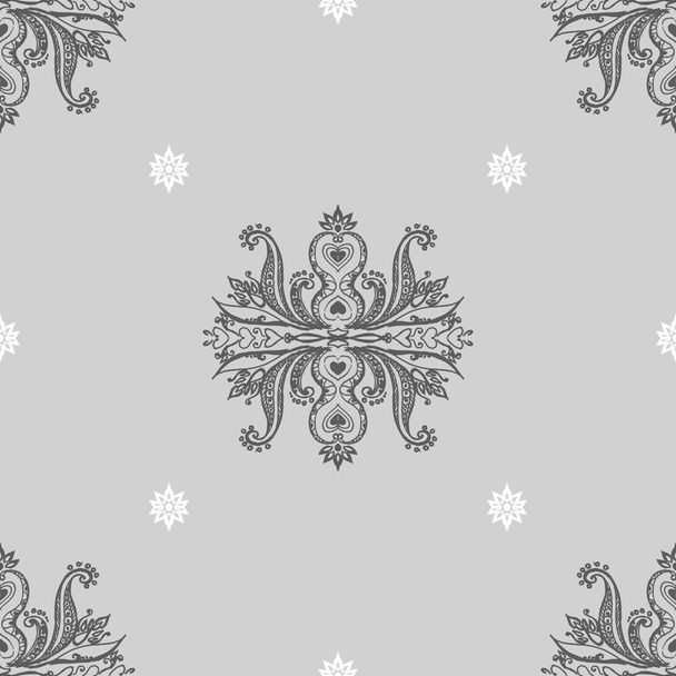 vintage ornament seamless pattern - Διάνυσμα, εικόνα